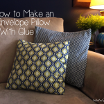 How to Make an Envelope Pillow With Glue